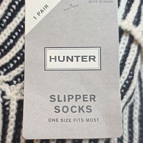 Hunter Pinstripe Unisex Slipper Socks - Picture 4 of 5
